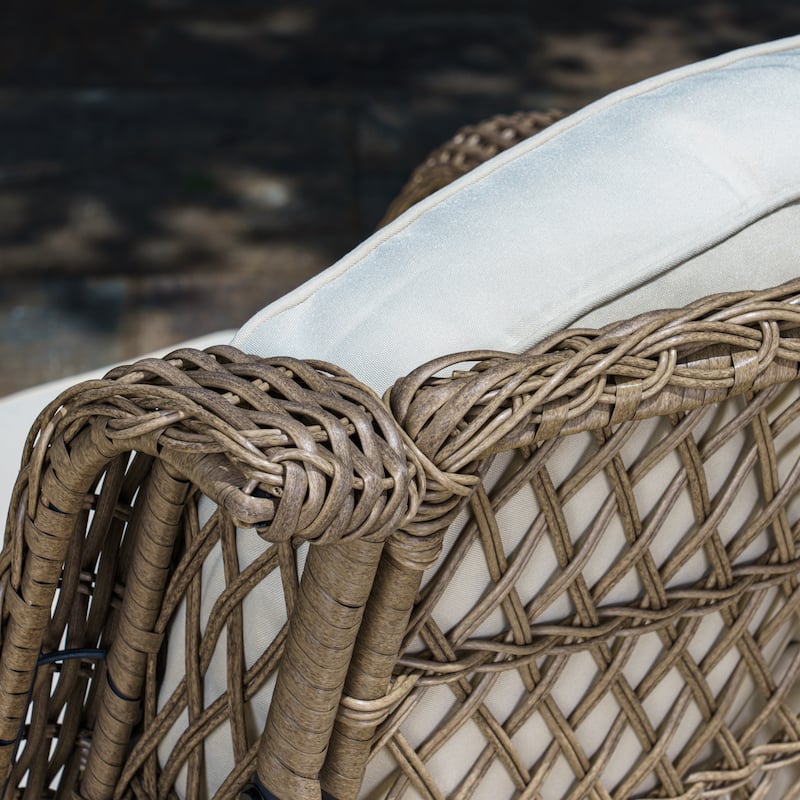 Rio Vista Outdoor Wicker Swivel Glider Chair (Set of 2)