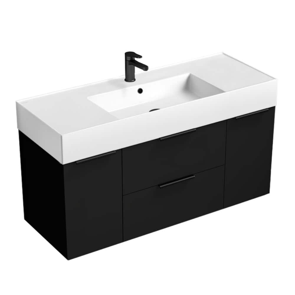 Nameeks Derin-4818-W-C Derin 48" Wall Mounted Single Basin Vanity Set