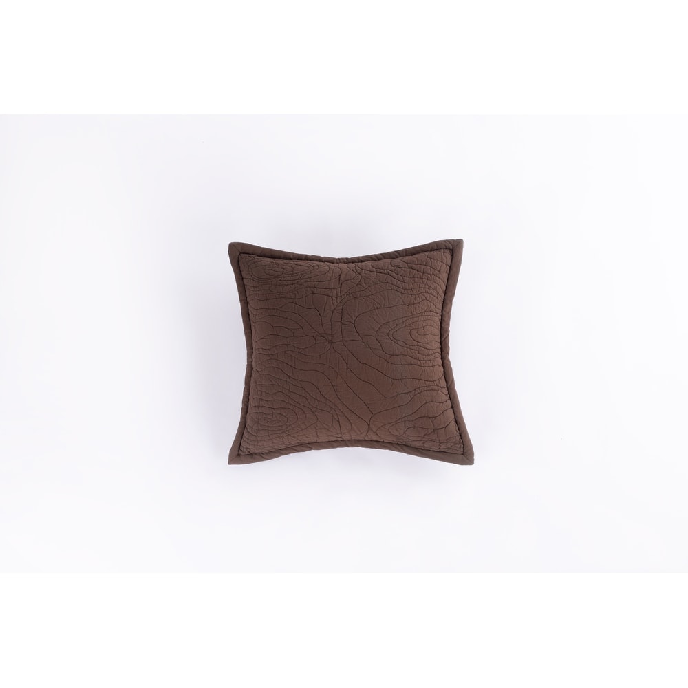 Cottage Home Cotton Tree Bark Abstract Pattern Throw Pillow