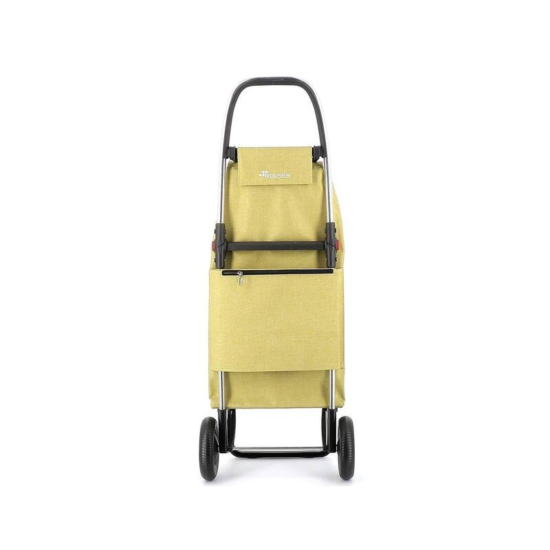 Rolser I-Max Tweed 2 Wheel Foldable Shopping Trolley - 41.14" H x 16.14" W x 12.6" D