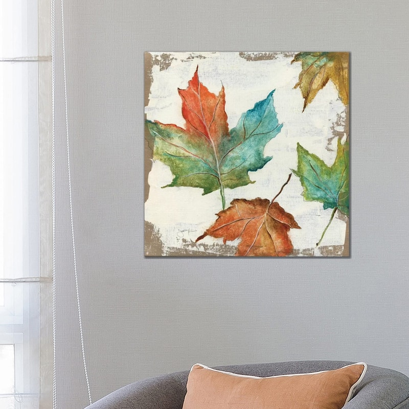 iCanvas "Fall Leaves" by Tava Studios Canvas Print - 26x26x1.5
