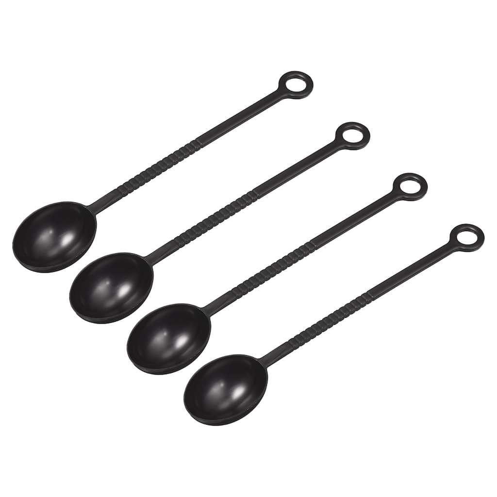 20pcs Plastic Coffee Scoop 8.27" Tablespoon Coffee Measuring Spoons, Brown