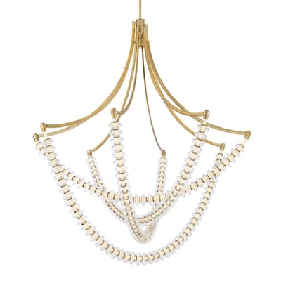 Minka Lavery 5648-L Pearl 50" Wide Abstract Chandelier