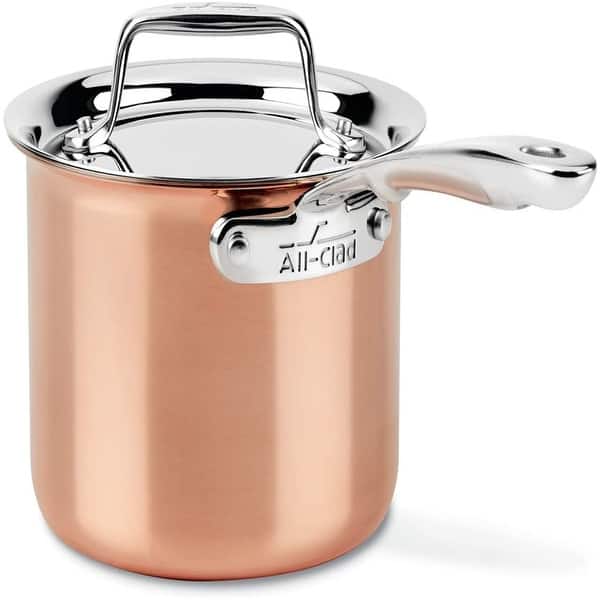 Copper C4202 C4 2 Qt. Saucepan with Lid, Cookware - Bed Bath