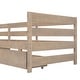 preview thumbnail 10 of 25, Twin Size L-shaped Platform Bed with Storage Drawers, Wooden Bed Frame