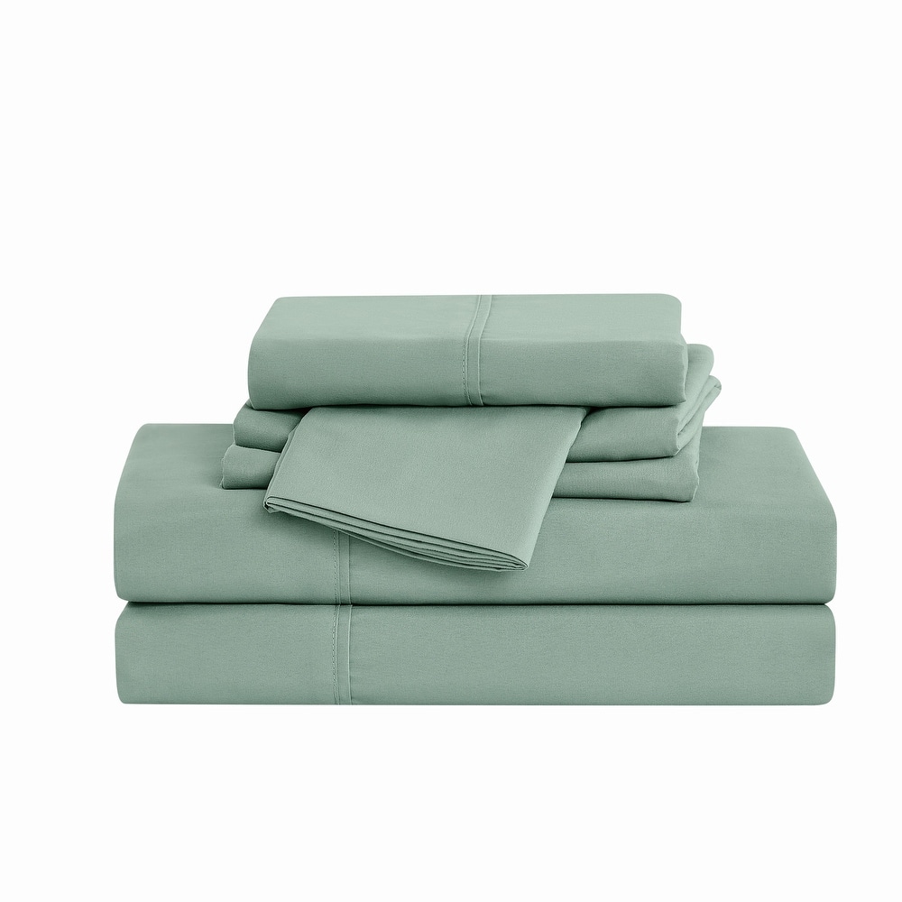 Cannon Heritage Solid 6 Piece Sheet Set (Includes Bonus Pillowcases)