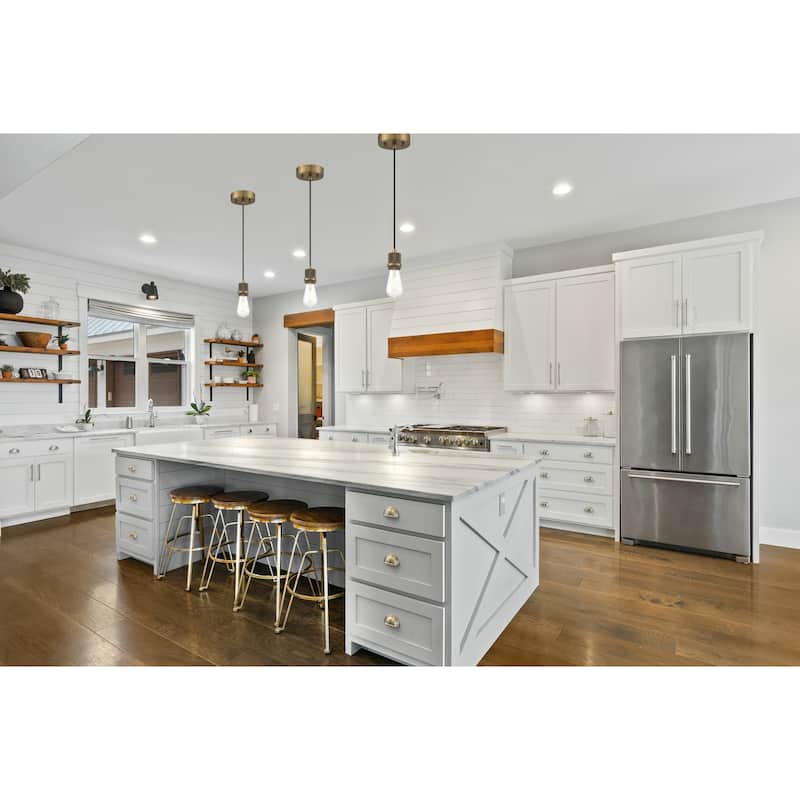Access Lighting Port Nine Stark LED Pendant - Clear Frosted - Dedicated LED