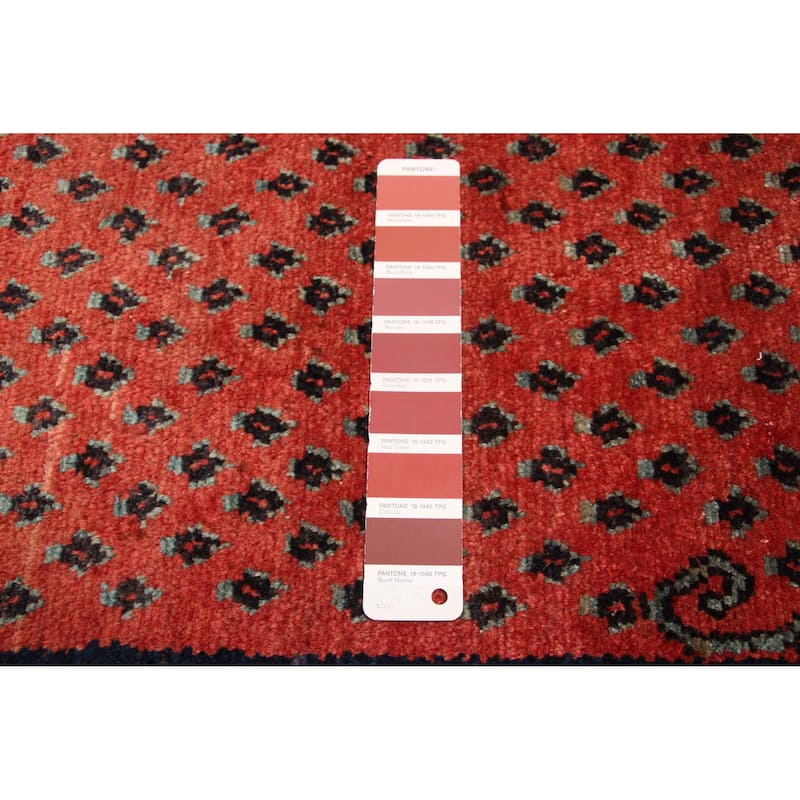 ECARPETGALLERY Hand-knotted Andelz Red Wool Rug - 4'8 x 6'9