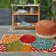 Nourison Aloha Floral Modern Indoor/Outdoor Area Rug - 2'8" x 4' - Red/Orange