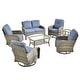 preview thumbnail 54 of 56, XIZZI Outdoor Patio Furniture Wicker Sofa Swivel Chair Set
