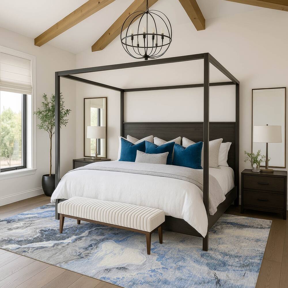 Premium Washable Super Soft Abstract Marble Mayfield Rug