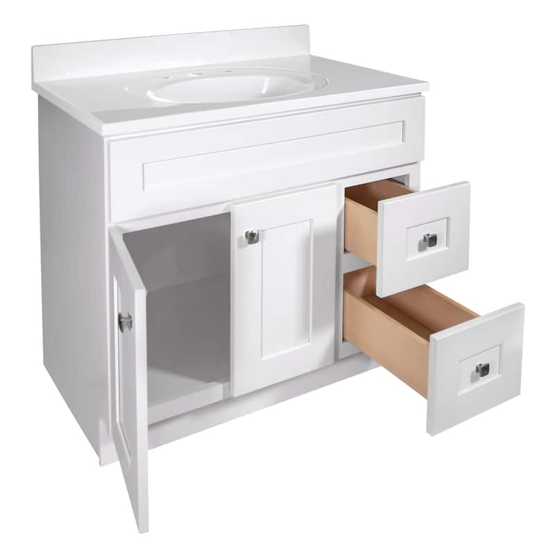 Design House 216150 Brookings 37" Free Standing Single Basin Vanity
