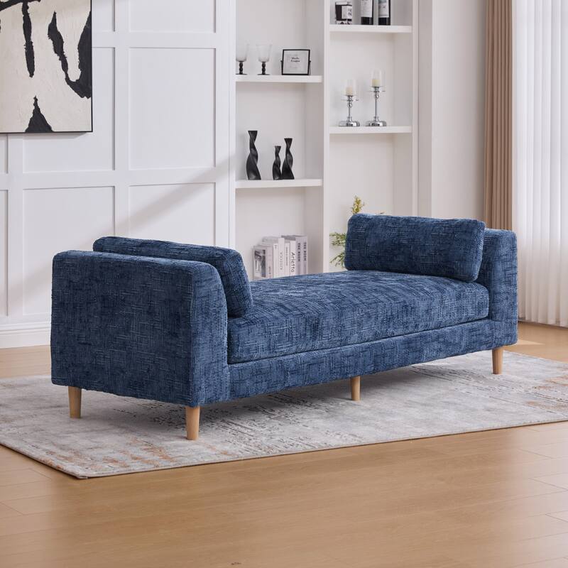 83.1" W Modern Upholstered Lounge Chair,Oversized Sofa Chair with Pillow and Armrests
