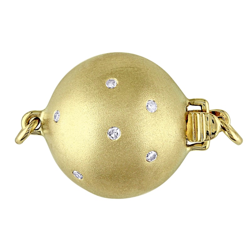 Miadora 14-16.5mm Cutlured Golden South Sea Pearl Graduated Diamond Accent Necklace in 18k Yellow Gold