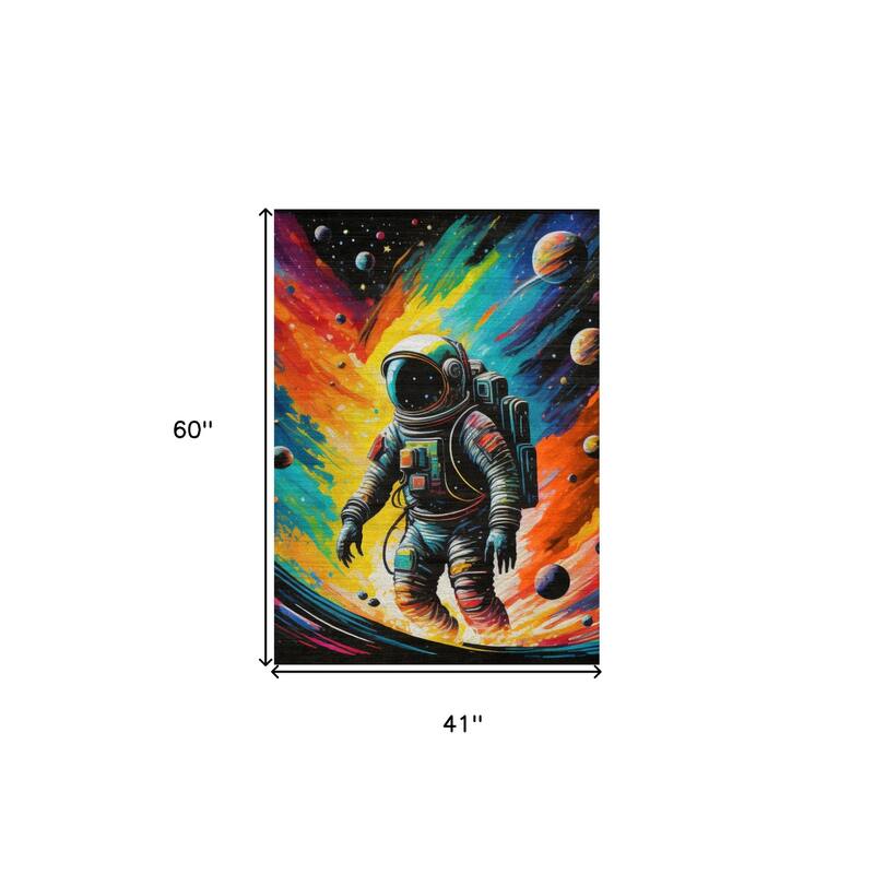 HomeRoots Juvenile/Youth Casual Rectangle Area Rug