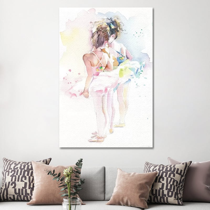 iCanvas "Little Ballerinas" by Marina Ignatova Canvas Print