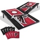 preview thumbnail 1 of 5, Atlanta Falcons NFL Compact 2x3 Tailgate Cornhole Board Set Include Carrying Case