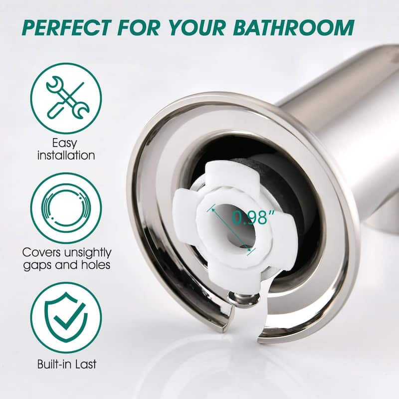 6.22 in. Slip-On Tub Spout/Bathtub Faucet with Diverter 1/2 Inch Slip Fit Connection