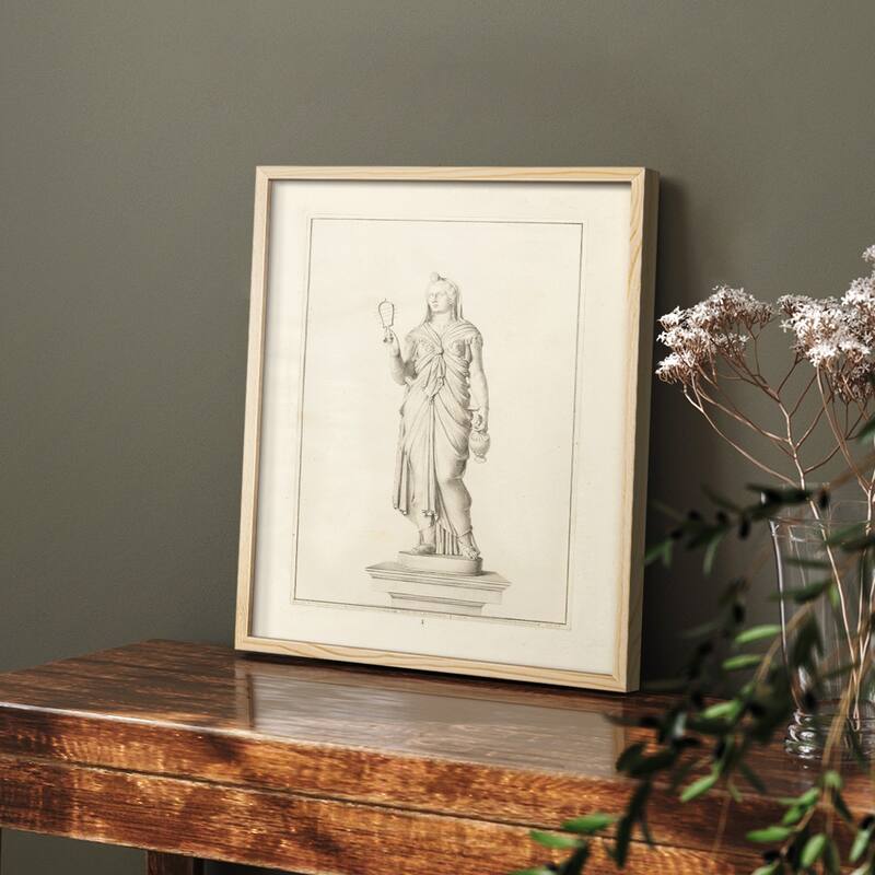 Vintage Sketch CXVI -Framed Print