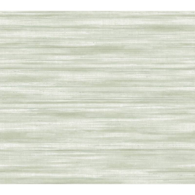 Ronald Redding Brushed Linen Green Wallpaper