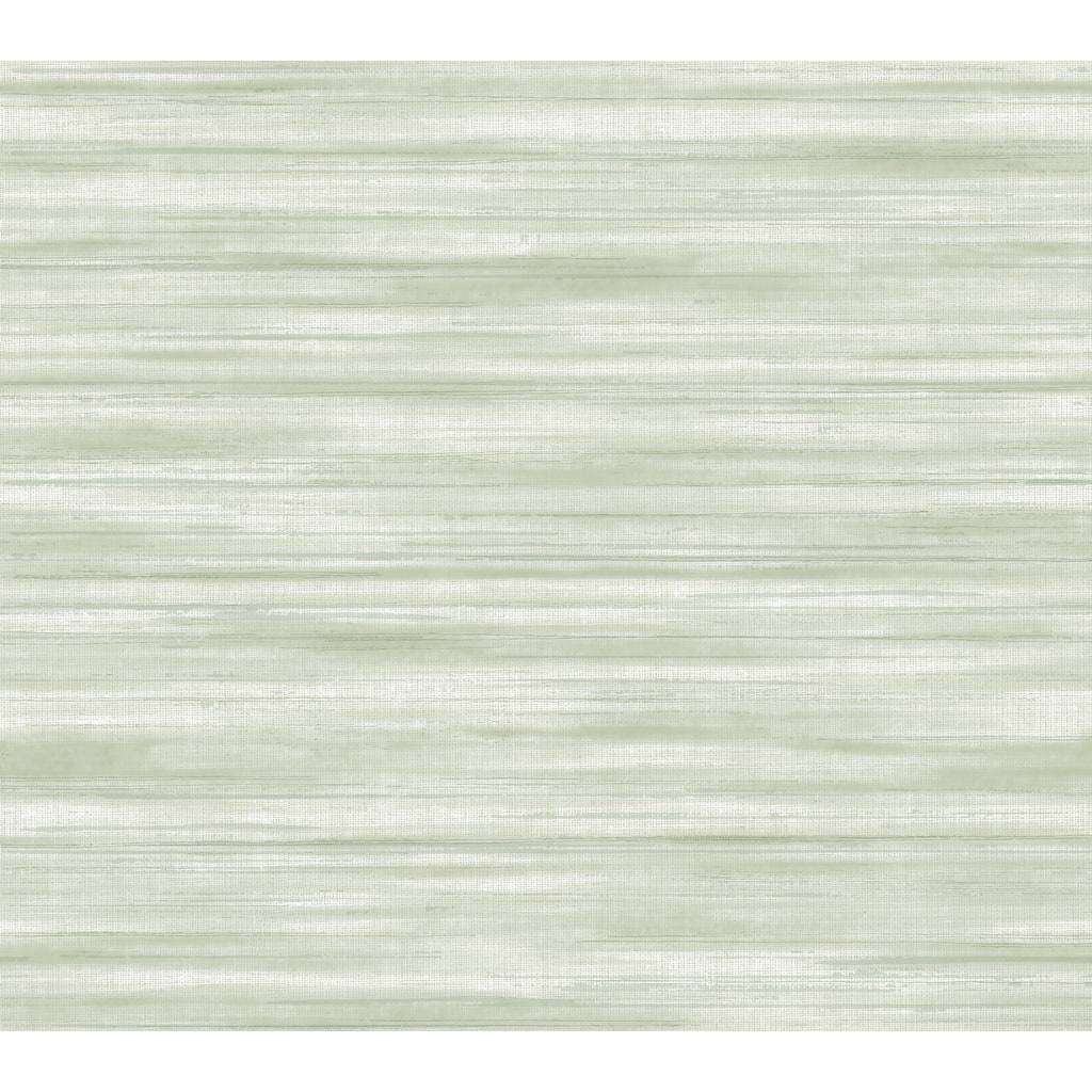 Ronald Redding Brushed Linen Green Wallpaper