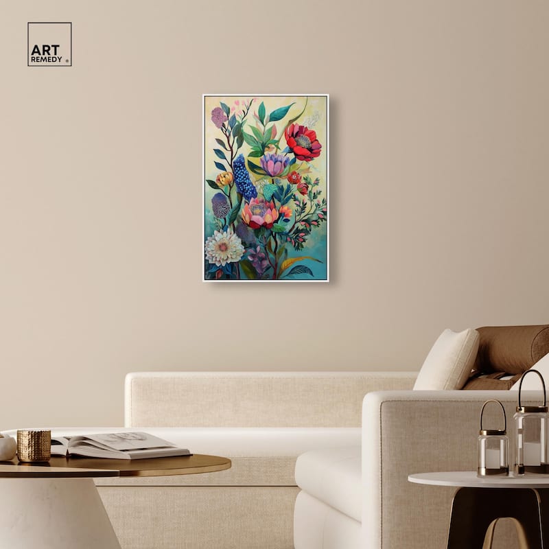 Exotic Bloom Medley II Canvas by Art Remedy