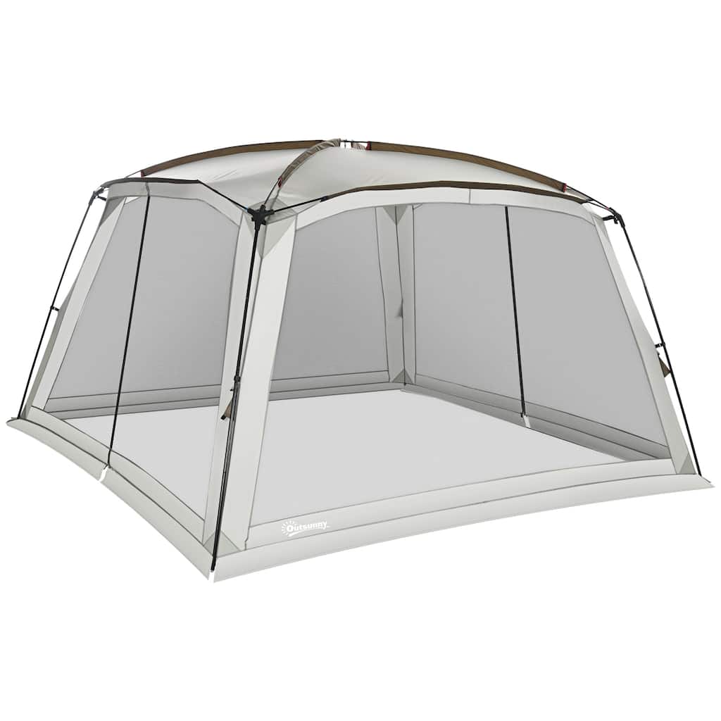12' x 12' Screen House Room, UV50+ Screen Tent with 2 Doors and Carry Bag, Easy Setup, for Patios Outdoor Camping