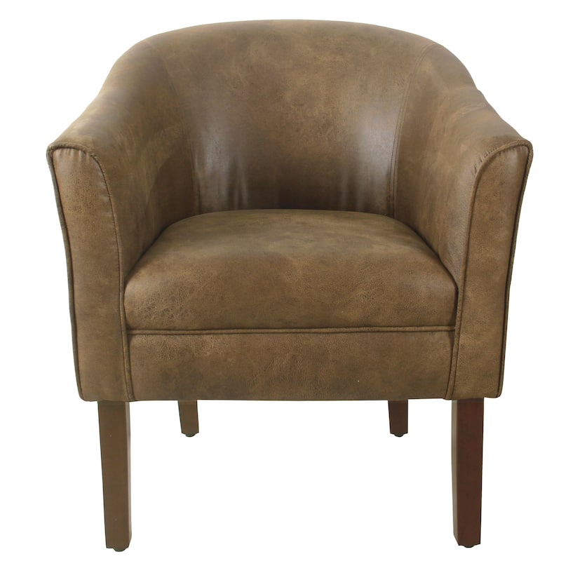 Porch & Den Kingswell Upholstered Barrel Accent Chair