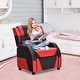 preview thumbnail 7 of 47, Gymax Gaming Recliner Sofa PU Leather Armchair for Kids Youth w/