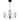 McKinney 3-Light Matte Black Chandelier