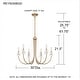 preview thumbnail 9 of 7, Remy 6-Light Bronze Gold Chandelier