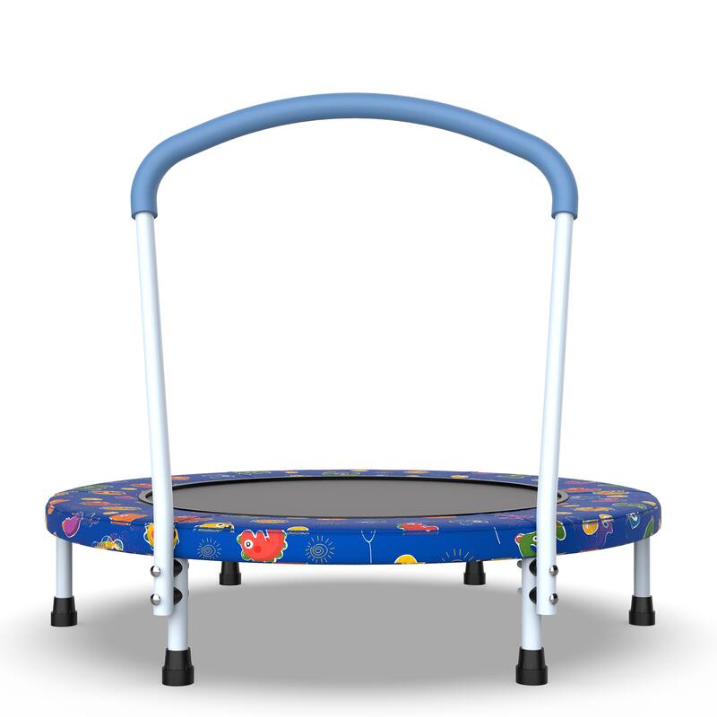 Anmytek 36 Inch Mini Trampoline with Handle for Kids
