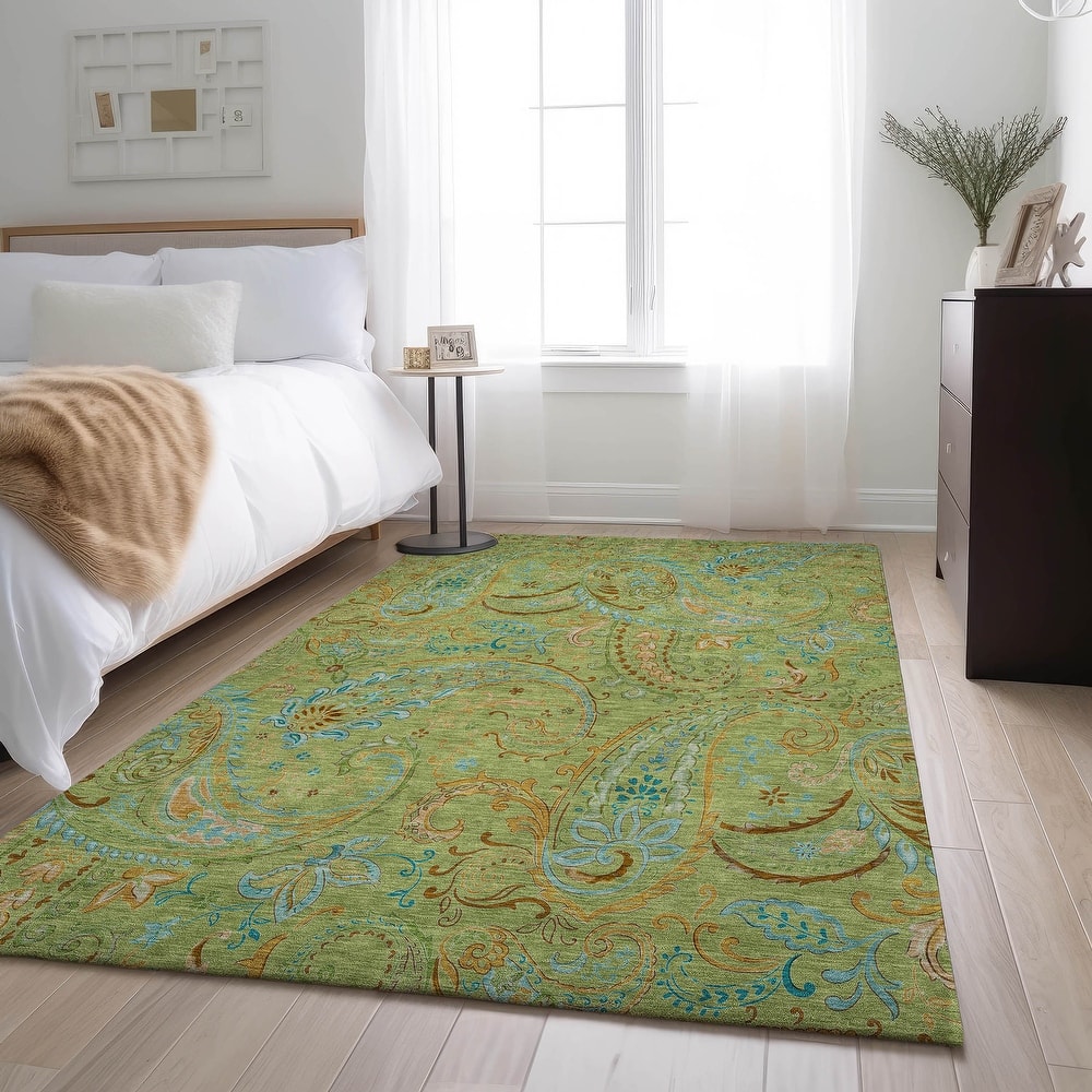 Premium Washable Super Soft Traditional Paisley Mayfield Rug