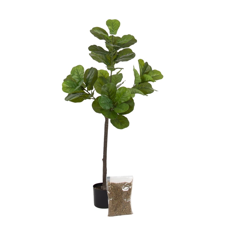 Kate and Laurel Fidmont Faux Fiddle Fig Tree