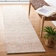 preview thumbnail 36 of 54, SAFAVIEH Handmade Vermont Radovinka Wool Rug 2'3" x 8' Runner - Ivory/Pink - Runner