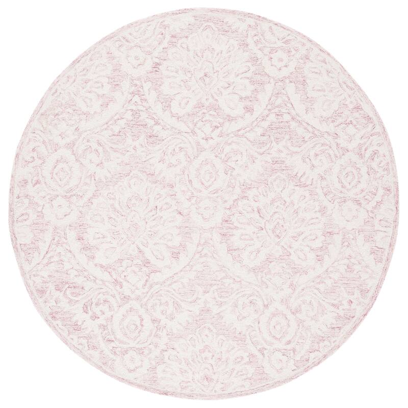 SAFAVIEH Handmade Blossom Esta Modern Floral Wool Rug