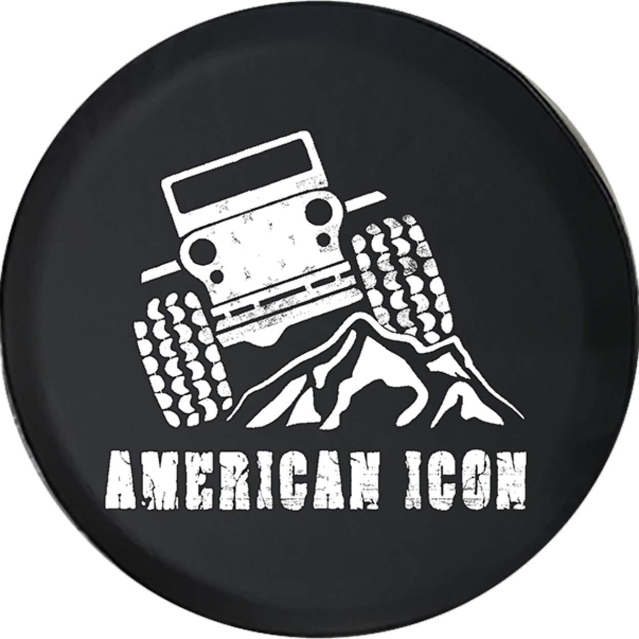 shop spare tire cover american icon off road 4x4 vehicle rough mountain terrain adventure outdoor american fun on sale overstock 31832882 overstock com