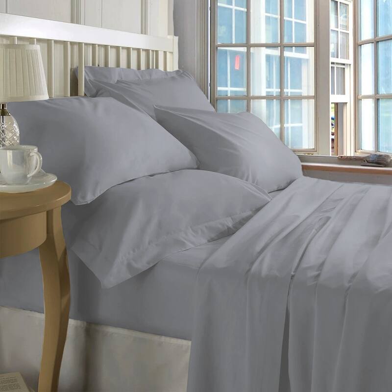 300 thread count 100 percent TENCEL sheets set - King - Light Grey