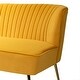 preview thumbnail 73 of 117, Delicia 3 Piece Living Room Set with Golden Legs by HULALA HOME