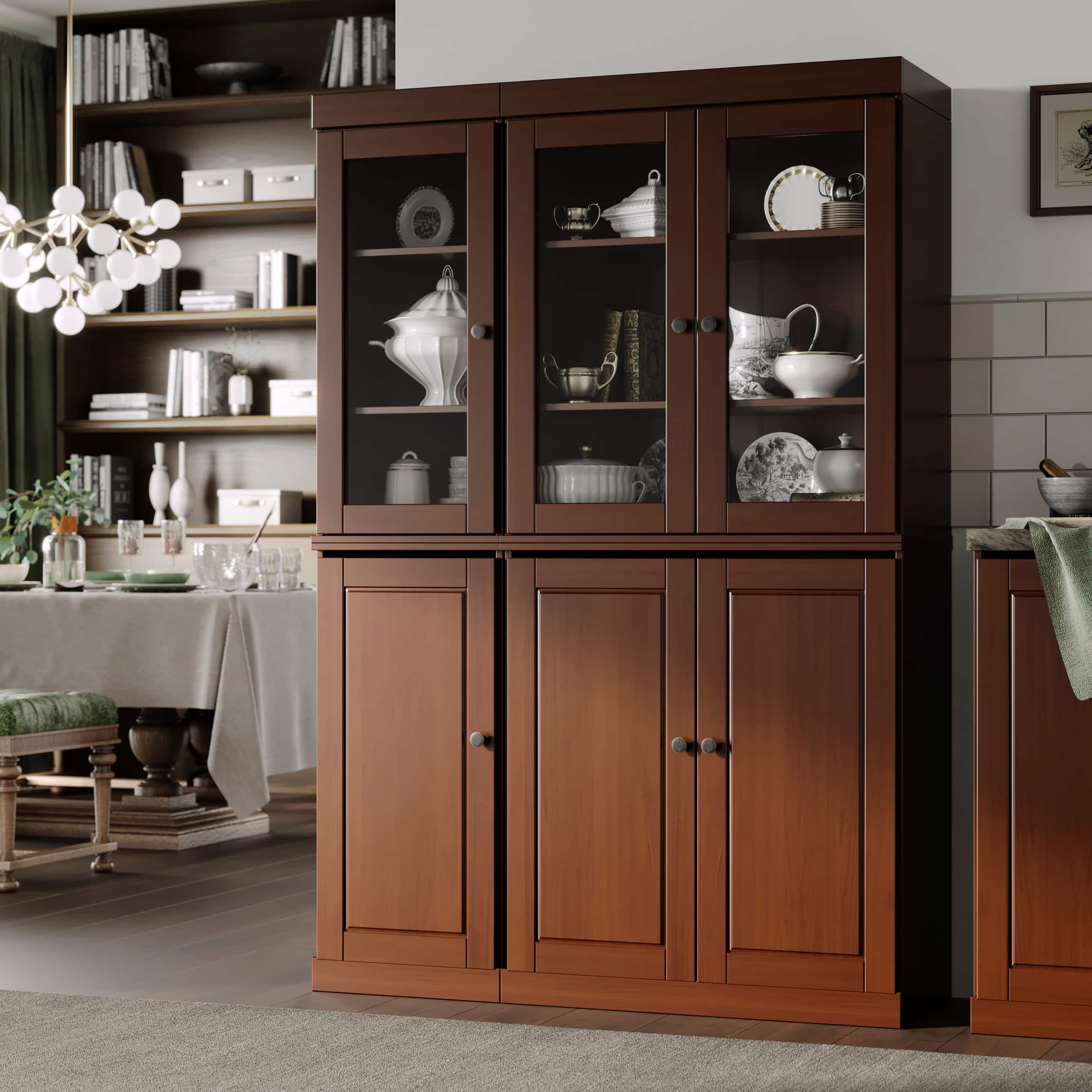 Option Mocha - Clear Glass-Solid
