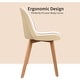 preview thumbnail 117 of 136, Modern Plastic and Wood Dining Chairs (Set of 2)