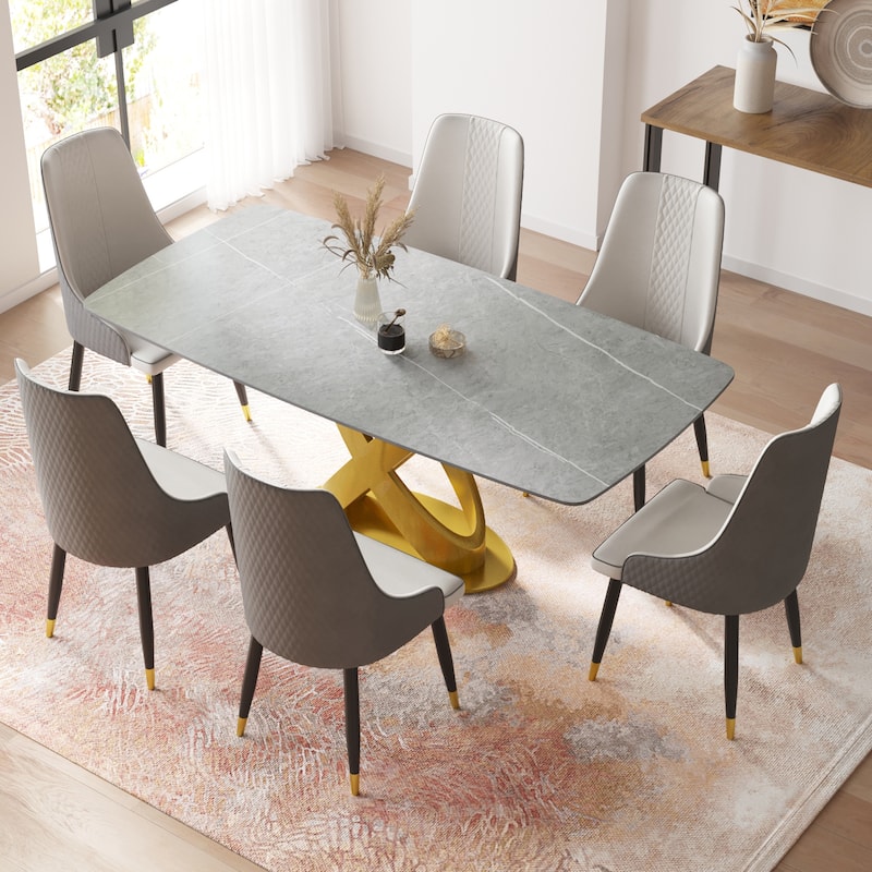 Modern Dining Table - 70.87 inch - Grey