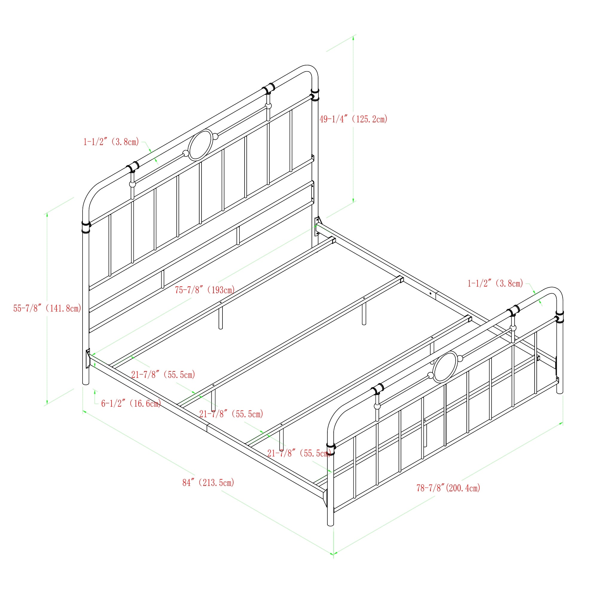 Shop Middlebrook Designs Classic Metal Pipe Bed On Sale Overstock 13843596