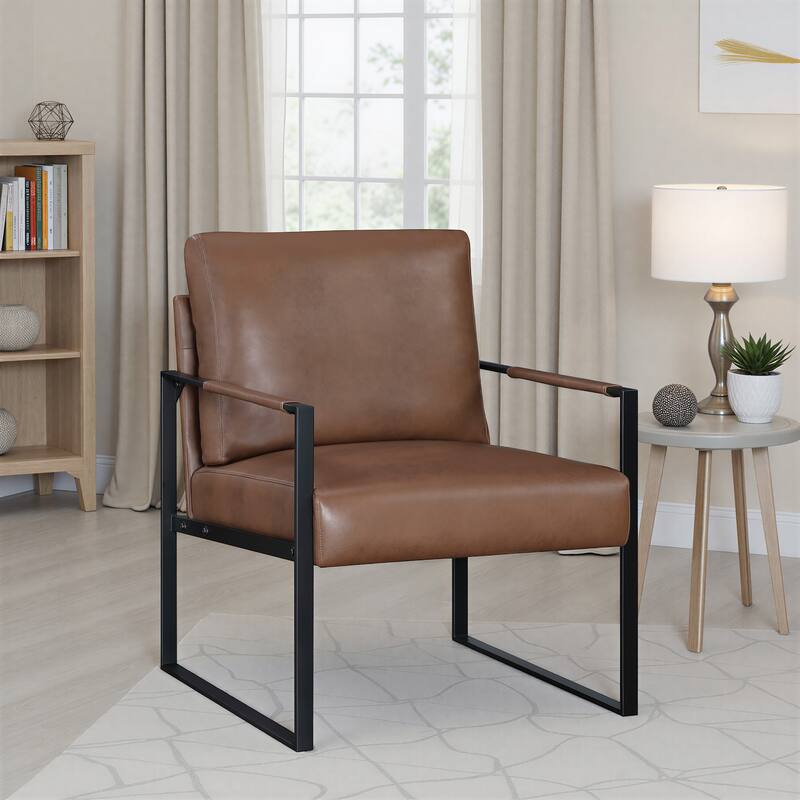 Fremont & Park Talbot Faux Leather Accent Chair
