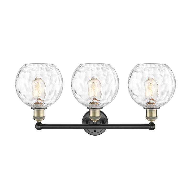 Innovations Lighting Athens Water Glass - 3 Light 26" Bath Vanity Light