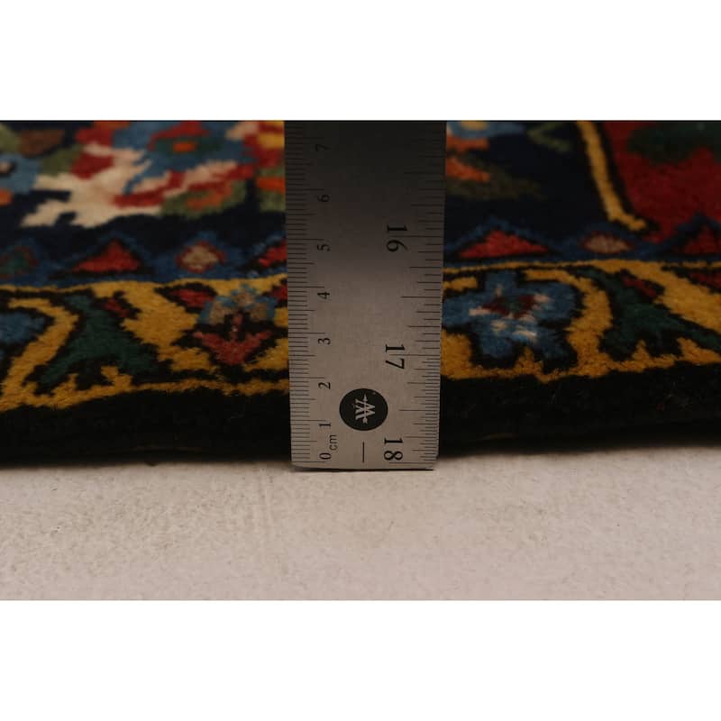ECARPETGALLERY Hand-knotted Kayseri Vintage Cream Wool Rug - 4'11 x 5'4