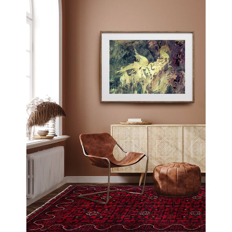 ECARPETGALLERY Hand-knotted Finest Khal Mohammadi Red Wool Rug - 3'11 x 6'0