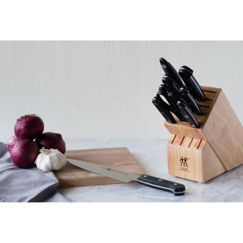 ZWILLING Gourmet 10-pc Knife Block Set - Black
