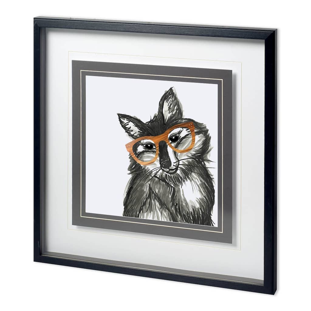 Smart & Foxy Framed Art Print