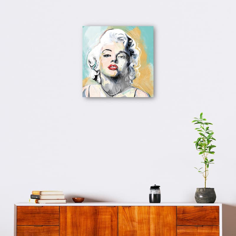 Marilyn Portrait I By Studio Arts Canvas Art Print